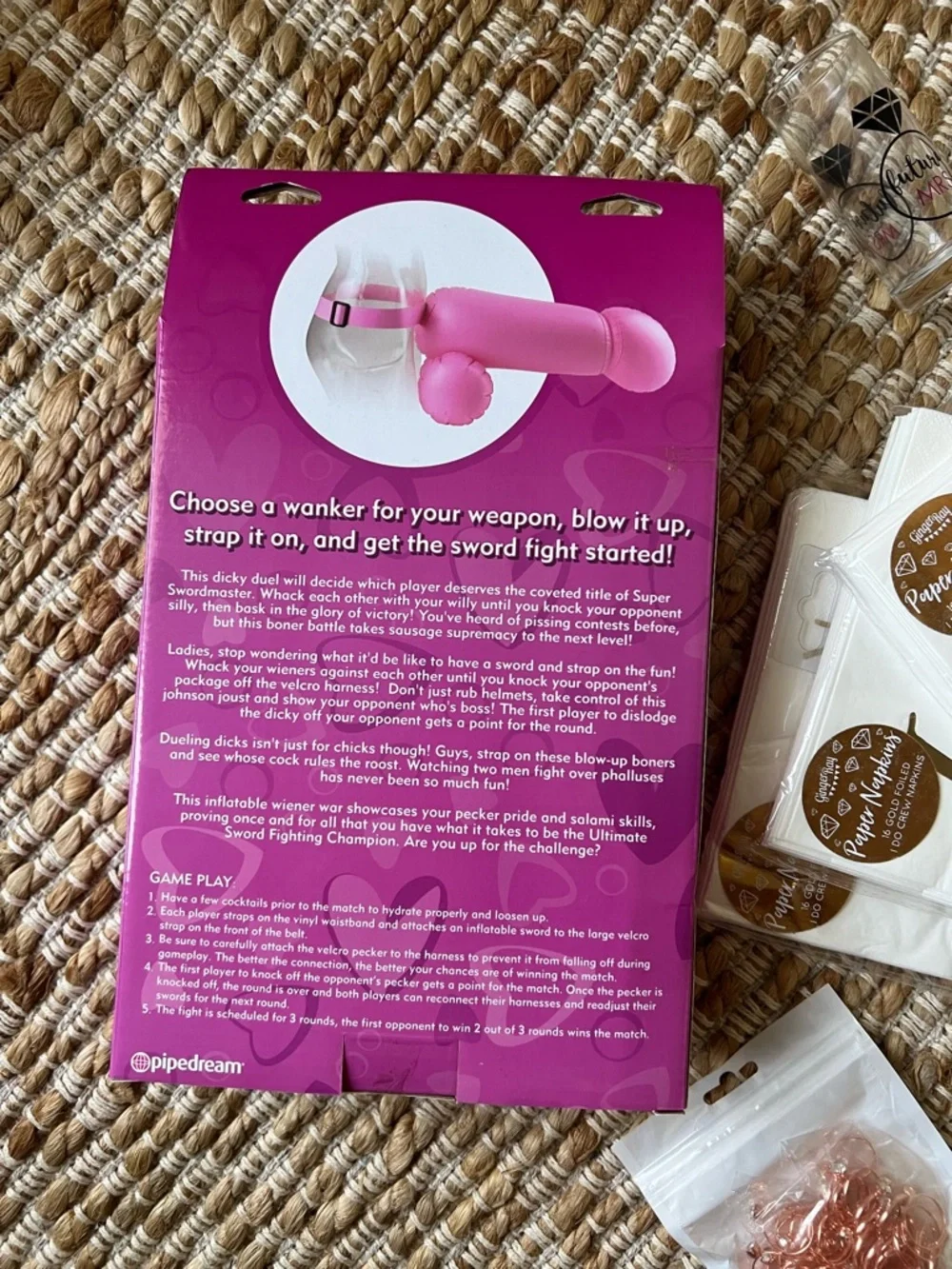 'Bride' Bachelorette Party Kit - I Do Crew Supplies bundle. Over $250 Value